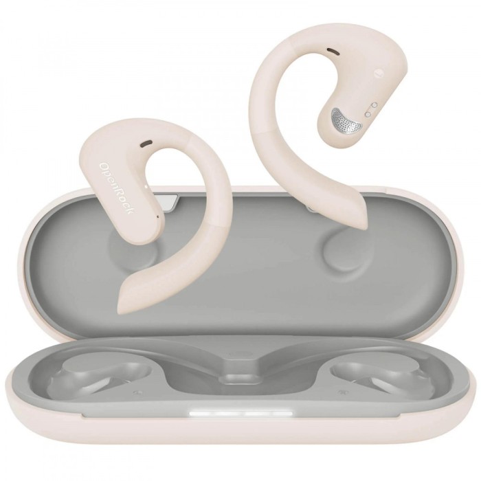 Casca OneOdio wireless, tip butoni - TWS, utilizare smartphone, conectare prin Bluetooth 5.3 , difuzor 16.2 mm, alb, &quot;OpenRock-S-Cream&quot; (timbru verde