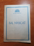 Program opera romana 1985 - bal mascat de giuseppe verdi