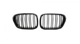 Cumpara ieftin Grile Duble Negru Lucios M Design BMW E39, Set 2 Bucati, Aspect Sportiv, Calitate Premium