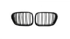 Set 2 grile duble, negru lucios, M Design pentru BMW E39