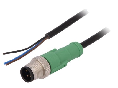 Cablu de conectare M12 3m, PVC foto