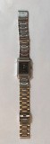 ceas dama femeie q&amp;q quartz water resist vbig-202 wlp base metal bezel stainless steel back