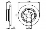 Disc frana BMW Seria 3 Touring (E91) (2005 - 2012) BOSCH 0 986 479 218