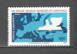 Turcia.1990 Conferinta europeana a Curtilor Constitutionale ST.154, Nestampilat