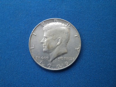HALF DOLLAR 1966 HIGT RELIEF/SUA-Ag foto