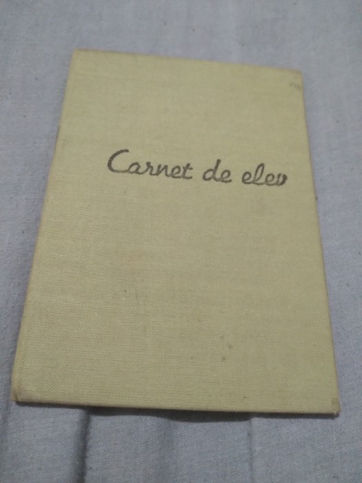 CARNET ELEV RSR CLASA VII AN 71-72