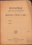 HST C2044 Statutele Societății cooperative de aprovizionare și desfacere 1922