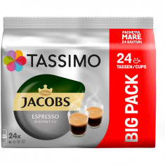 Capsule cafea, Jacobs Tassimo Espresso Ristretto, 24 bauturi x 50 ml, 24 capsule