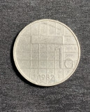 Moneda 1 gulden 1982 Olanda, Europa