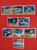PARAGUAY, SPACE - SERIE COMPLETĂ MNH