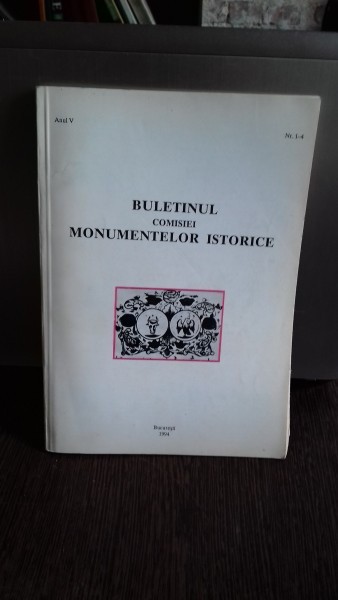 BULETINUL COMISIEI MONUMENTELOR ISTORICE NR.1-3/1994