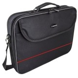 Geanta laptop 15.6 inch CLASSIC Esperanza culoare negru/rosu