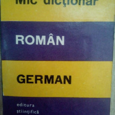 E. Sireteanu - Mic dictionar roman-german (editia 1972)