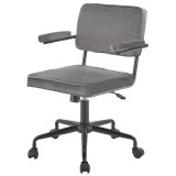 Scaun birou copii HM Fidel gri velvet