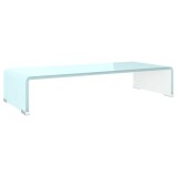Stativ TV/Suport monitor, sticla, verde, 60 x 25 x 11 cm
