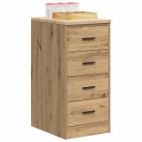 VidaXL Dulap de depozitare pentru garaj Artisan Stejar 40x51x85 cm