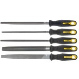 Set pile pentru metal Topex 200 mm, 5 piese, maner ergonomic