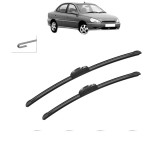 Cumpara ieftin Set 2 Stergatoare KIA RIO I Saloon (DC) 2000-2005, parbriz, Bosch Aerotwin Retrofit
