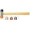 Ciocan cu capete interschimbabile pentru tinichigerie 250 g Neo Tools 11-634 HardWork ToolsRange