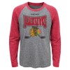 Chicago Blackhawks tricou cu măneci lungi pentru copii Stick Up LS Triblend Raglan - Dětsk&eacute; XL (14 - 16 let)
