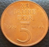 Cumpara ieftin Moneda aniversara 5 MARCI / MARK - RD GERMANA (DDR), anul 1969 *cod 461 A, Europa