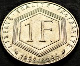 Cumpara ieftin Moneda comemorativa 1 FRANC - FRANTA, anul 1988 *cod 782 B, Europa