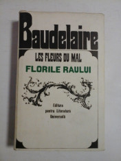LES FLEURS DU MAL * FLORILE RAULUI - Charles BAUDELAIRE - editia cartonata foto