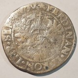 State Germane Emden 28 Stuber / 2/3 Thaler ND (1634-37) argint Ferdinand ll, Europa