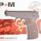 Pistol Makarov KWC NBB CO2 istoric semi-a u t o m a t AIRSOFT