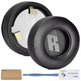 Set 2 bureti pentru casti JBL Live 675NC / Live 670NC / Live 460NC, On-Ear - Negru - Spuma cu memorie - Piele ecologica