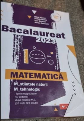 Bacalaureat 2023 - Matematica foto