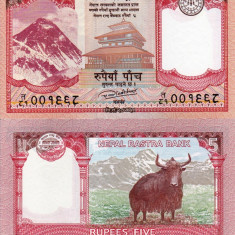 NEPAL 5 rupees 2017 UNC!!!