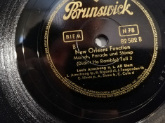 Louis Armstrong ? Marsch/Parade?(1950/Brunswick/USA) ? Rar/78 rpm - Vinil/NM foto