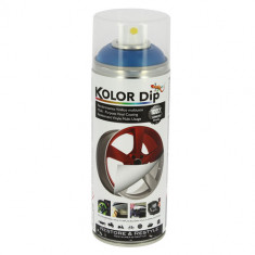 Vopsea spray cauciucata kolor dip 400ml - metallic blue foto