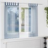 VidaXL Perdele Voile cu Bucle 2 buc Albastru Regal 140x140 cm