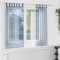 vidaXL Perdele Voile cu Bucle 2 buc Albastru Regal 140x140 cm