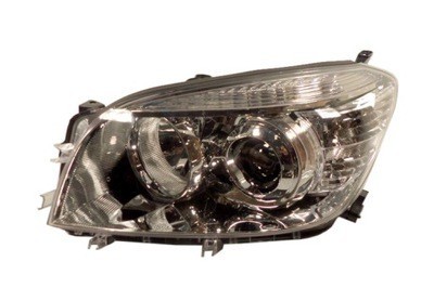 Far Toyota RAV4 (ACA/ACE) 01.2006-02.2009 TYC partea Stanga, tip bec H11+HB3 fara motoras, culoare crom foto