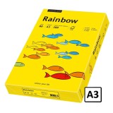 Hartie A3 Rainbow 80 g/mp 500 coli/top galben intens pret per top