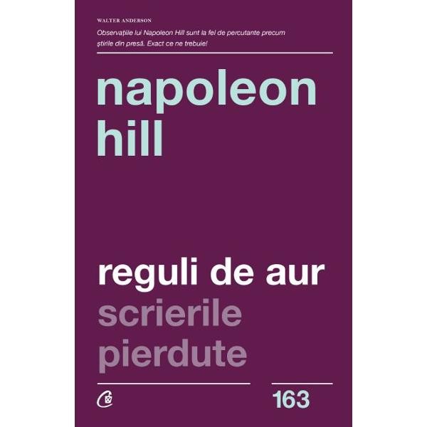 Reguli de aur. Scrierile pierdute - Napoleon Hill
