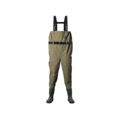 Wader/Cizme piept/salopetă pentru rău Delphin HRON, taslon/PVC mărime 44