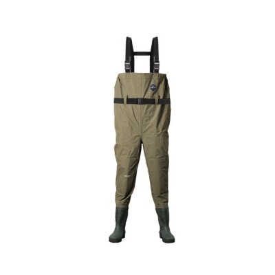 Wader/Cizme piept/salopetă pentru rău Delphin HRON, taslon/PVC mărime 41 foto