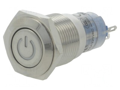 Comutator Anti-Vandalism SPDT 2 Poz 0,5A/220VAC 1A/24VDC foto