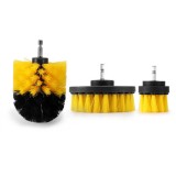 Set 3 perii pentru curatare, eSimplu&reg;, universale, cu adaptor pentru bormasina