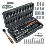 Trusa de scule Bigstren 46 piese cu clichet 1/4 si cutie compacta