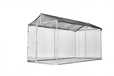 Padoc, tarc exterior pentru caini, 4x2x2.2m, cu prelata protectie la intemperii, MF-TC1003-S001-G01 foto