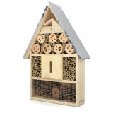 Hotel de insecte din lemn, XL, 40cm, 44340, Navaris