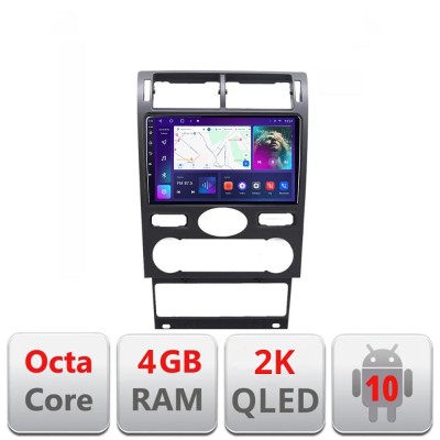 Navigatie Ford Mondeo intre anii 2004-2007 Android Octa Core Ecran 2K QLED GPS 4G 4+32GB 360 KIT-mondeo2004+EDT-E409-2K CarStore Technology foto