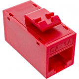 Cupla de retea RJ45 Cat.6A UTP Rosu, InLine IL76217R