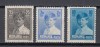 ROMANIA 1928 LP 79 REGELE MIHAI I FORMAT MARE CU FILIGAN SERIE MNH, Nestampilat