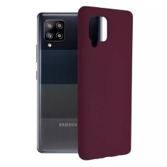 Husa Samsung Galaxy A42 5G Silicon Mov Slim Mat cu Microfibra SoftEdge